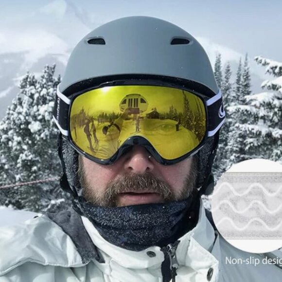 Ski Goggles OTG - Over Glasses Snow/Snowboard Go- 100% UV Protection - Picture 2 of 6